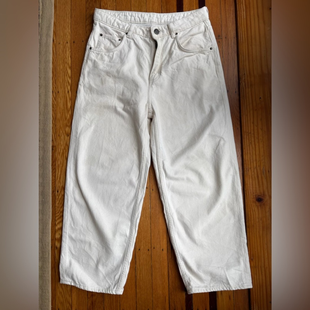 American Vintage Soft Brushed Ecru Denim